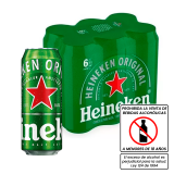 Cerveza Heineken Sixcpack X...